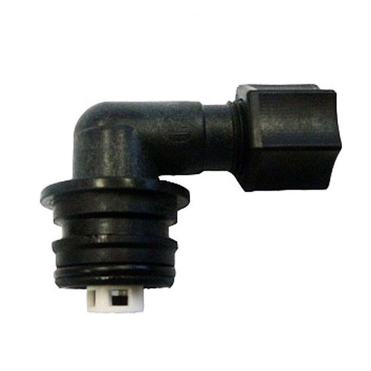 V4144-01 Уголок солезаборного механизма (фитинг реагентной линии) 3/8" QC для V1-V125 в сборе / Clack Elbow 3/8 Liquifit asy w/RFC U.S.A.