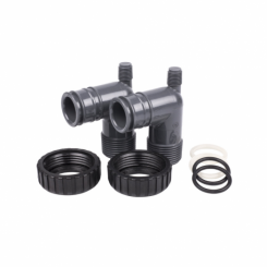 V3007-04 Фитинги угловые Noryl 1" BSPT