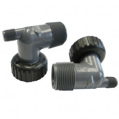 V3007-04 Фитинги угловые Noryl 1"MNPT