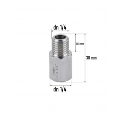 Обратный клапан 1/4" ВР-НР (метал)
